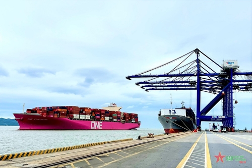 Cảng container Quốc tế Tân Cảng Hải Phòng tiếp tục đón tuyến dịch vụ mới đi bờ Tây Hoa Kỳ